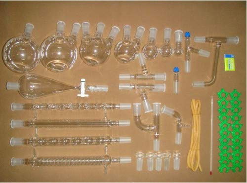 Gowe top Advanced chimica organica vetreria da laboratorio kit 24/40, laboratorio vetreria kit 24/40