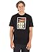 Hurley Men's Window Tropic Short Sleeve T-Shirt, Black/Multi, L