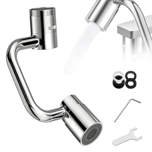 Extensor de grifo de 1080 grados con doble modo de chorro para cocina 2