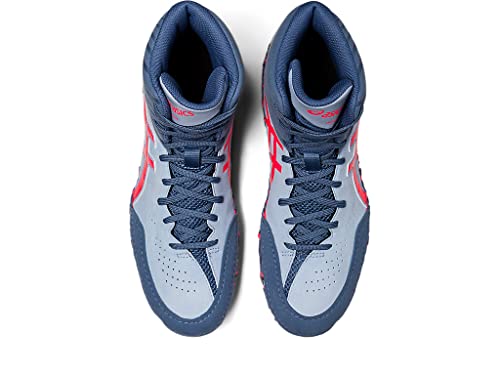 ASICS Aggressor 5 T nis masculino de luta livre, Mist/Diva, rosa, 6.5