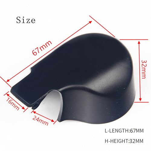 BAAQII Ersatz Auto Heckscheibenwischerarm Abdeckkappe Kompatibel mit VW Golf 6 / MK7 Kompatibel mit Passat B8 Touran 5K6 955 435