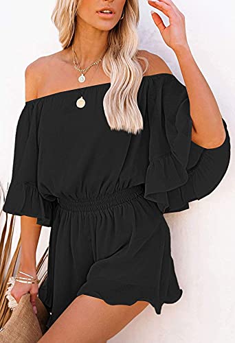 Fixmatti Summer Chiffon Rompers Palysuits Shorts Jummpsuit #TOP3