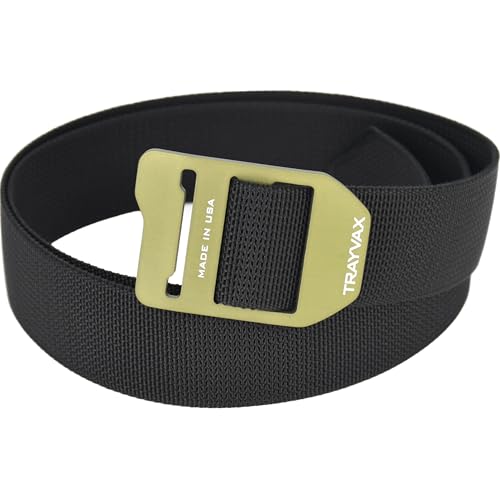 Trayvax Cinch Belt, Tactical Nylon Web Belt for Men and Women