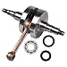 NICHE Crankshaft Assembly For 1983-2006 Yamaha PW80 Y-Zinger Big Wheel BW80 4BC-11400-00-00 1W7-11400-02-00