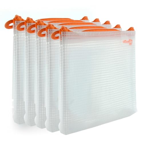 office box Bolsa Multiusos en PP con Refuerzo Interior en Nylon y Cierre de Cremallera - Lavable y Resistente al Agua. 9 Tamaños (A6-14.5 x 18 cm. / Pack 5 Ud)