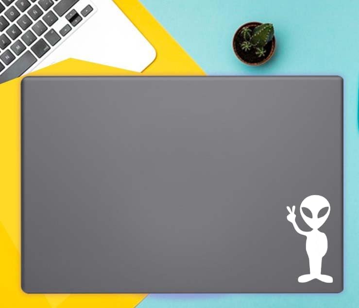 HungMeih Vinyl Decals Stickers for Cars, Vans, Trucks, and laptops (White6x2.5) - Image 2