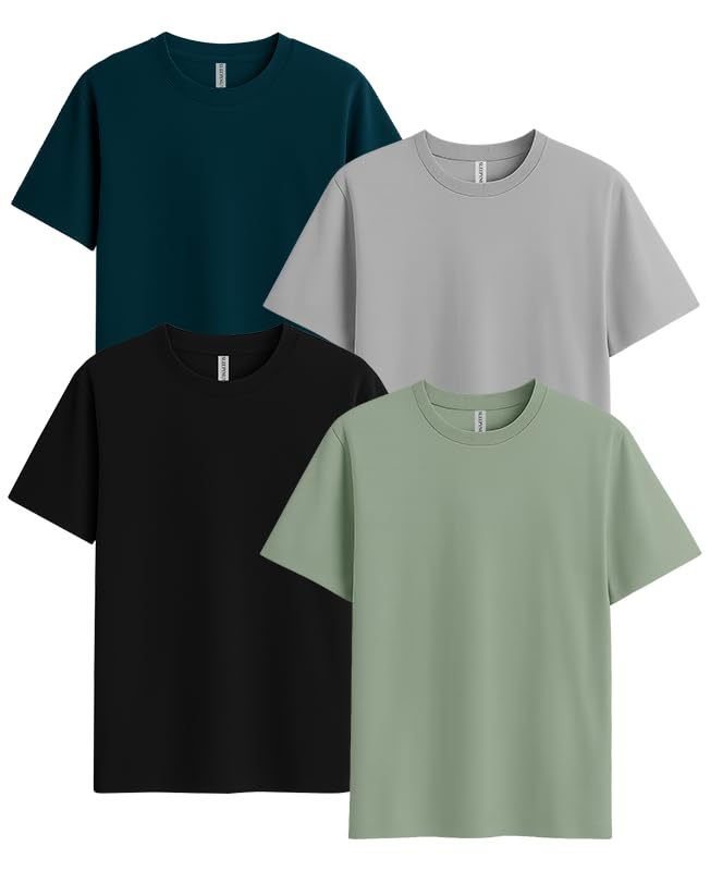 Image of Sleepynuts Women Boyfriend Plain Round Neck Half Sleeve T-Shirt