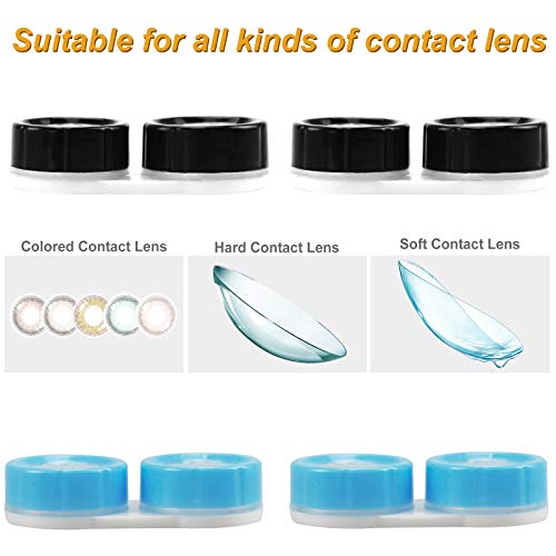 image for Generic 8Pcs Contact Lens Cases Portable Contact Case Color Eye Contac