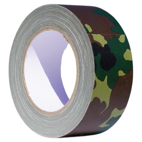 GGR Supplies T.R.U. CDT-80CAM Camouflage/Military Cloth Duct Tape with Synthetic Resin Adhesive. 25 Yards. (2 in.)