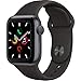 Apple Watch Series 4 44mm GPS Only, Space Gray Aluminum - Black Sport Band (Renewed)