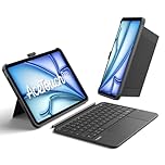 Inateck AceTouch Keyboard Case for iPad Air 11 inch M4 2026/M3/M2, iPad Air 5/4 10.9 inch, Detachable Keyboard with Multi-Touch Trackpad for iPad Pro 11" 4/3/2/1Gen, with Pencil Holder, UK Layout