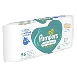 Pampers Sensitive Protect, Zero Alcohol, Aloe Vera 56 Wipes