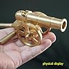 LSBDJDL Mini Cannon Napoleon mini Cannon Rare Military Model Collectible Statue Metal Crafts (Gold) #1