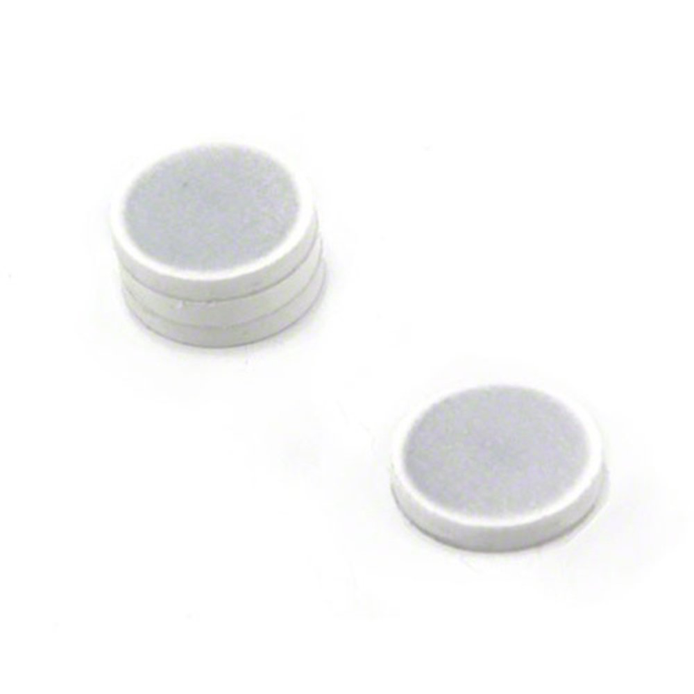 PTFE Coated N42 Neodymium Magnet for Arts, Crafts, Model Making, DIY, Hobbies, Office and Home - 21mm dia x 3.5mm thick - 1kg Pull - Pack of 4