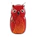 Red Owl Art Glass 2.75x3x4.75