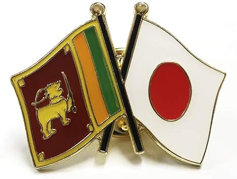 Amazon Tospa ピンバッジ2ヶ国友好日本国旗 スリランカ国旗 約 mm バッジ おもちゃ