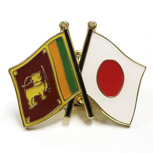 Amazon | TOSPA ピンバッジ2ヶ国友好日本国旗・スリランカ国旗 約20