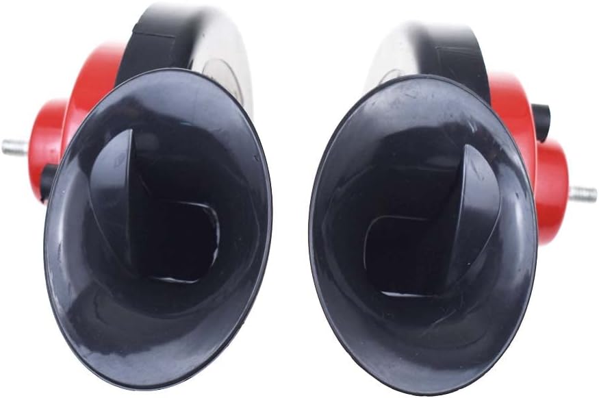 1Pair 12v Auto Truck Dual Snail Horn High Low Car Electric motorcycle three-wheel whistle electric horn