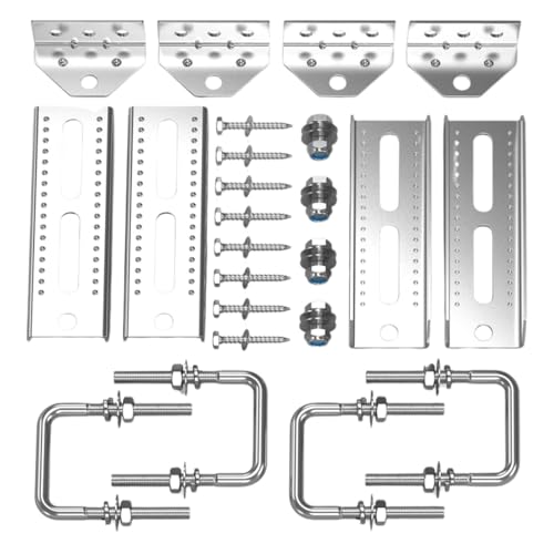 Support de couchette pour remorque de bateau avec kit pivotant galvanisé 8 pouces