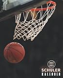Schülerkalender 2022 2023 Basketball: Schulplaner von August 22 bis Juli 23 | Wochenplaner 1 woche 2 seiten für schüler mädchen jungen | Terminplaner ... gymnasium oberstufe universität | Cover Ball