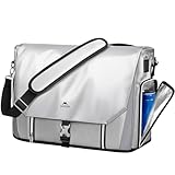 MATEIN Messenger Bag with Lunch Compartment, Large 17 inch Gaming Laptop Bag Crossbody Satchel with USB Port & Cooler, Waterproof Computer Briefcase Shoulder for College Commuting Work