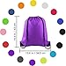 Lucwi 16Pcs Multicolor Drawstring Backpack, Sports Cinch Sacks String Backpack Bags for Traveling Gym Yoga Storage Gift