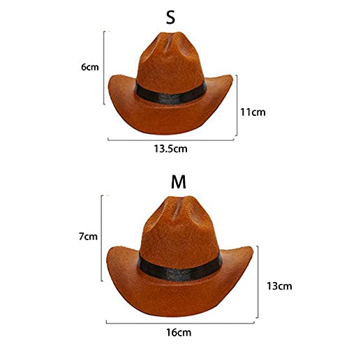 Cat Cowboy Hat, Funny Pet Hat For Dog Cat, Western Cowboy Hat Pet Hat For Halloween Christmas Party Accessories, Photo Prop Pet Supplies(S) #TOP1