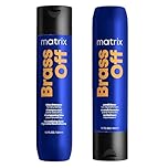 Matrix Total Results Brass Off Blue Shampoo 300ml & Conditioner 300ml Duo for Lightened Brunette Hair