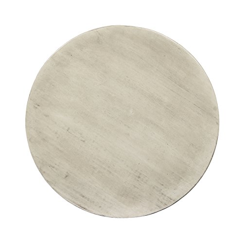 Christopher Knight Home Gino Outdoor Acacia Wood Side Table, Light Gray Finish/Natural Finish - Thumbnail 3