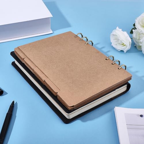 Intercalaires kraft A5 pour structurer un classeur encombré et retrouver vos notes - 5