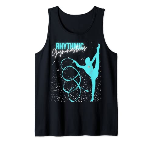 Gimnasia Rítmica Niñas Verde azulado Camiseta sin Mangas