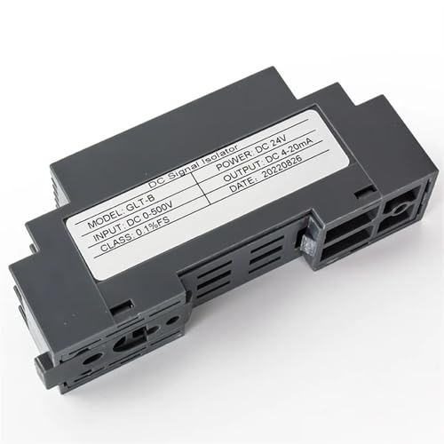 Transmisor de voltaje compacto con entrada AC 0-5V y salida 0-10V para carril DIN 6