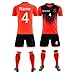 Produktbild Benutzerdefiniert Trikot T-Shirt Shorts 2 Teiliges Set Jeder Name Nummer Team Logo - Fußballtrikot Kinder Männer Jungen Personalisierte Fußballtrikots