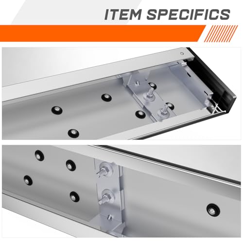 Estribos laterales de acero inoxidable para Toyota Tacoma 2005-2023 miniatura 7