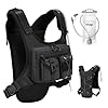 USA Original Patent Running Hydration Vest Backpack, Lightweight Chest Pack with 2.0L Water Bladder Bag Daypack for Hiking Running Cycling Race Marathon for Women Men (Black, Standard)