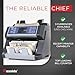 Cassida 6600 UV – USA Business Grade Money Counter with UV/IR Counterfeit Detection – Top Loading Bill Counting Machine w/ ValuCount™, Add and Batch Modes – Fast Counting Speed 1,400 Notes/Min