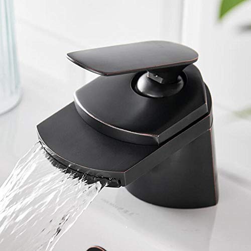 Mitigeur de lavabo de salle de bains avec robinet laiton chaud froid