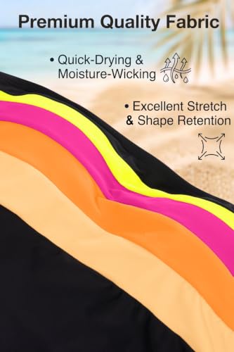 Image of Daci Women Strapless Tankini Tummy Control 2 Piece Bandeau Swimsuit