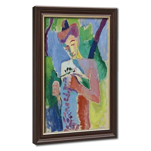 Matisse affiche de qualité premium avec son cadre en bois suspendu