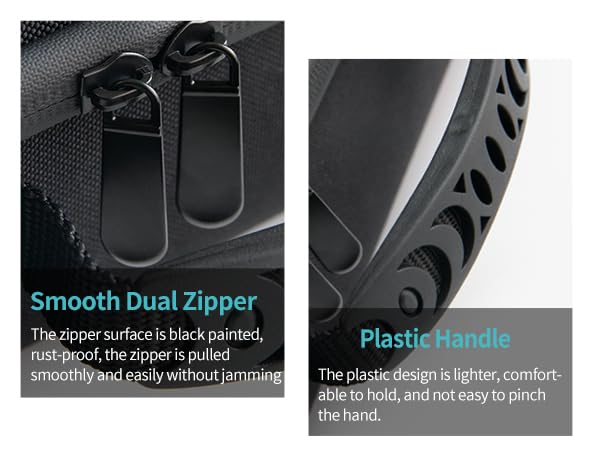 Starlink Mini Case, Hard Shell Travel Storage Bag with Customizable Shockproof Foam for Starlink Kickstand, Pipe Adapter, Cables & Power Supply - Durable Portable Protective Case4