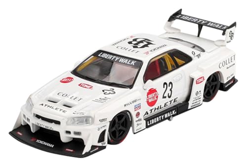 Truescale Miniatures Mini-GT MGT01059-R - Nissa. GTR (R34) Super Silhouette Athlete Collet 2024 - échelle 1/64 - modèle de Voiture
