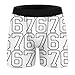 Men 67 Ice Cream Drip Meme Underwear - Funny Fashion Six Seven Number Boxers Briefs Breathable Valentine'S Day Husband Gifts White,S