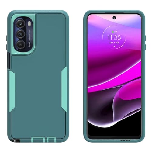 Carcasa Motorola G Stylus 2022 XT2211 verde con protector pantalla 5