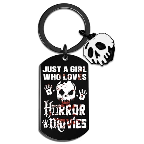 Lervuh Boo Basket Stuffers for Women Horror Movie Keychain Skull
