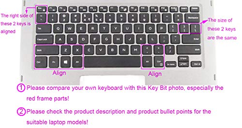 Protector de Teclado para Dell Inspiron Series Negro miniatura 2