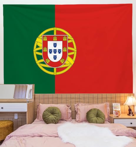 Tapisserie rouge vert drapeau portugais décoration murale - 2