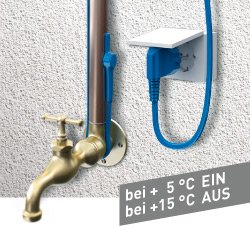 Rohrbegleitheizung, Heizband 24m, selbstüberwachend, steckerfertig, Markenprodukt