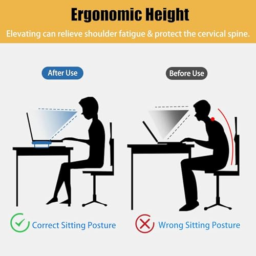 Support de moniteur d'angle ergonomique avec hauteur réglable et rangements