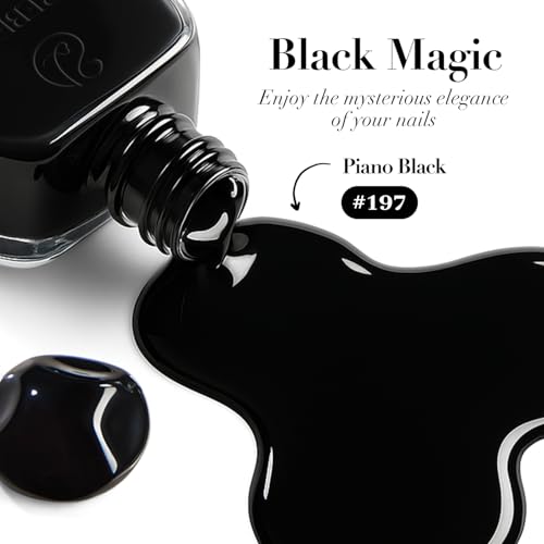 Image of AZUREBEAUTY 10ml Black Nail Polish
