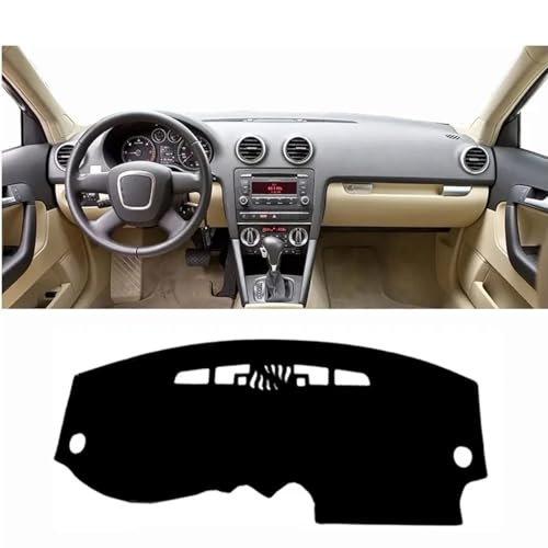 Copertura per cruscotto dell'auto per Audi A3 8P 2003-2012 LHD RHD, tappetino di protezione solare per cruscotto, tappetino antiscivolo per parasole